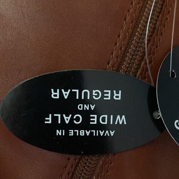 INC Women’s Fawne Genuine Leather Knee High Riding Boots NWT Women’s 7.5M Brown - Picture 7 of 9